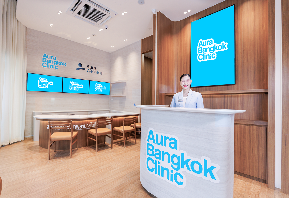 Consultation room inside Aura Bangkok Clinic