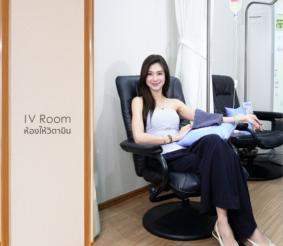 Interior detail inside Aura Bangkok Clinic