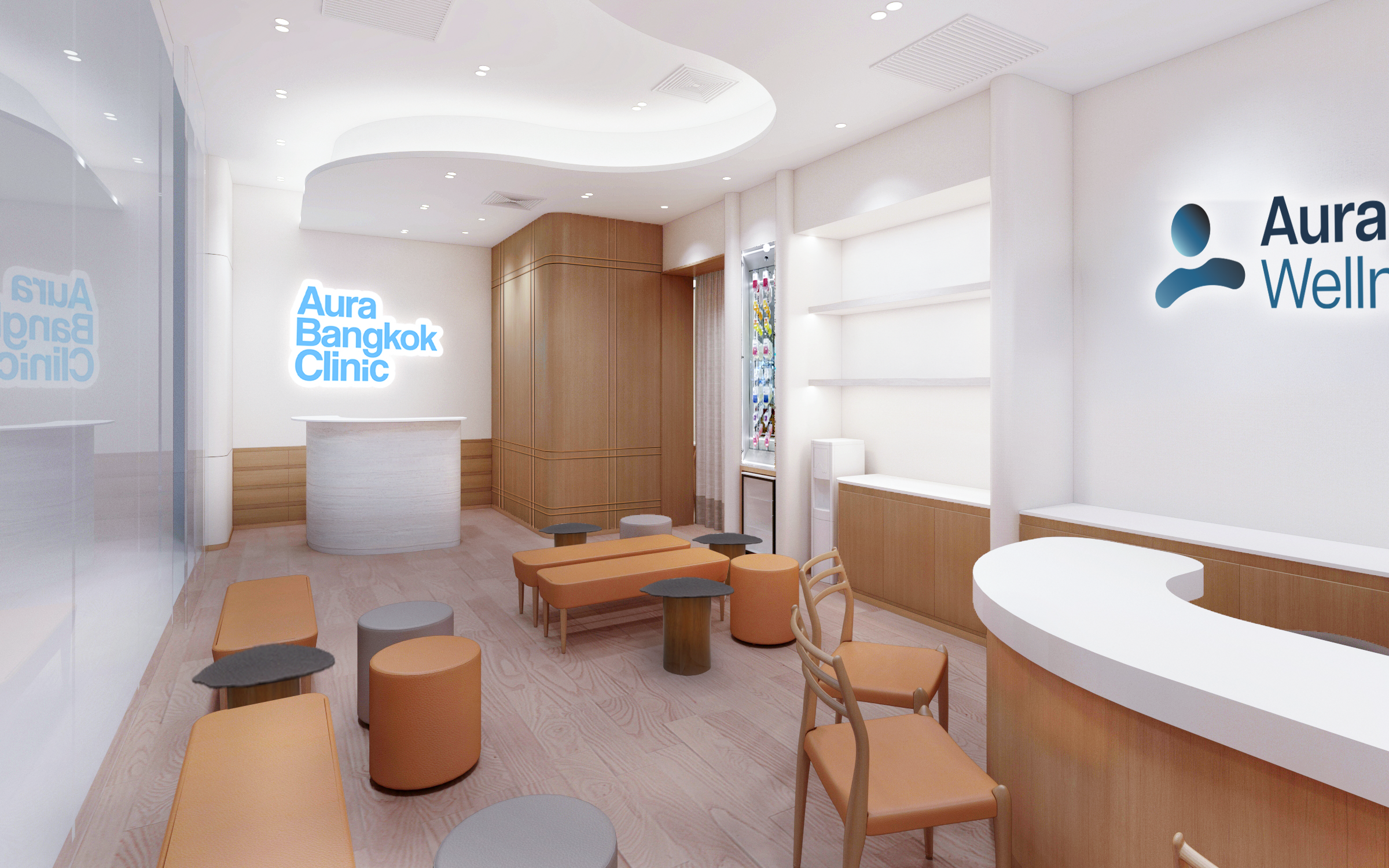 Aura Bangkok Clinic treatment lounge