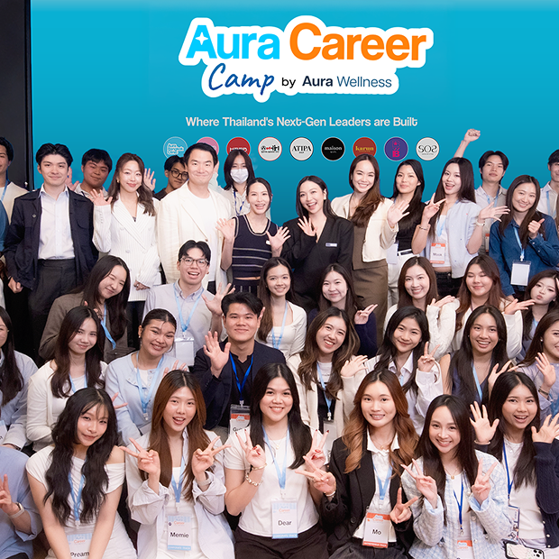 Aura Wellness Unites 9 Leading Thai Entrepreneurs for “Aura Career Camp,” Shaping Thailand’s Next-Generation Workforce