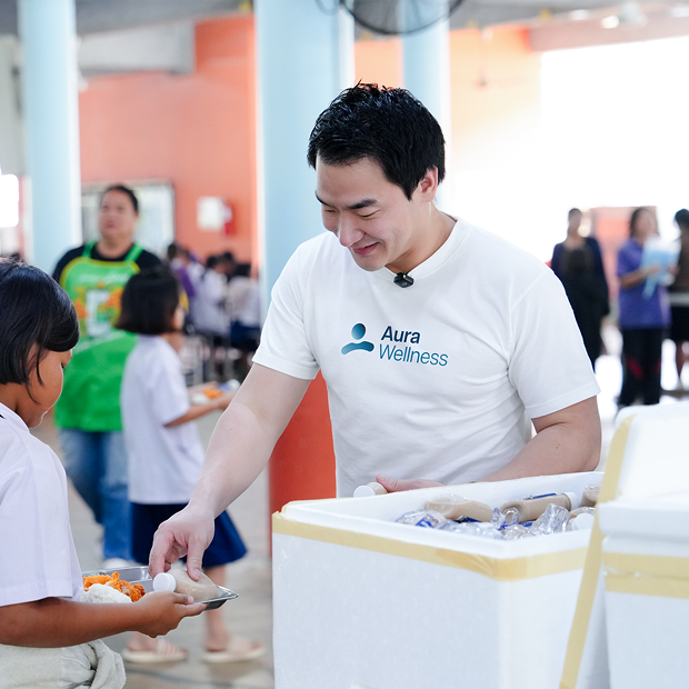 Driving Thai society forward, we care for the community that will grow together with the new standard of well-being.