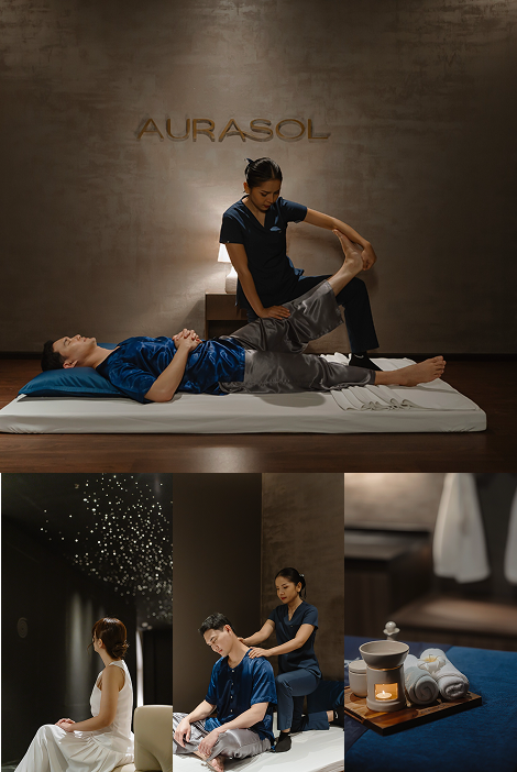 International guests at Aura Wellness